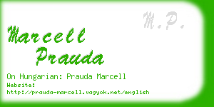 marcell prauda business card